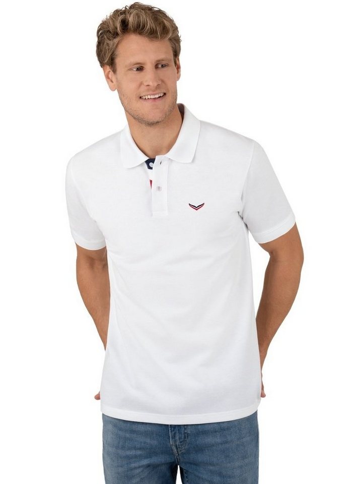 Trigema Poloshirt "TRIGEMA Poloshirt mit maritimen Details" günstig online kaufen