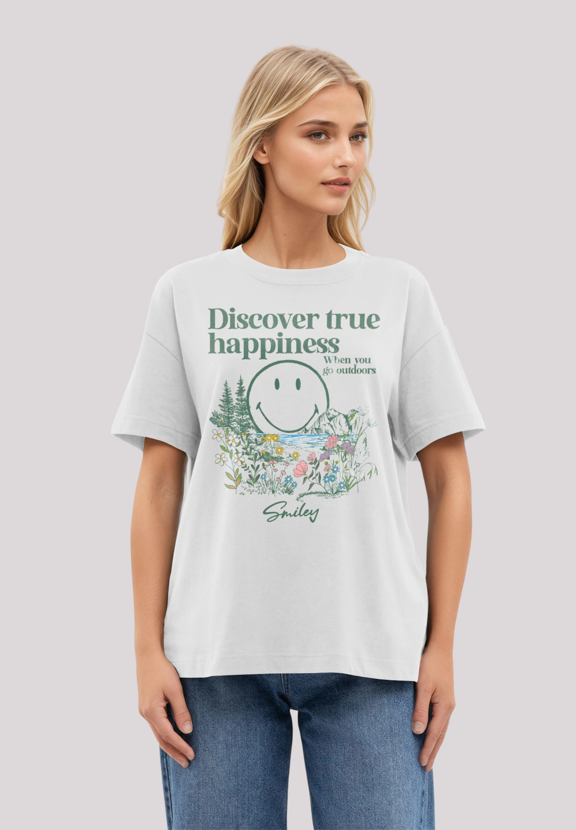 F4NT4STIC T-Shirt "Smiley Originals Discover True Happiness", Premium Quali günstig online kaufen