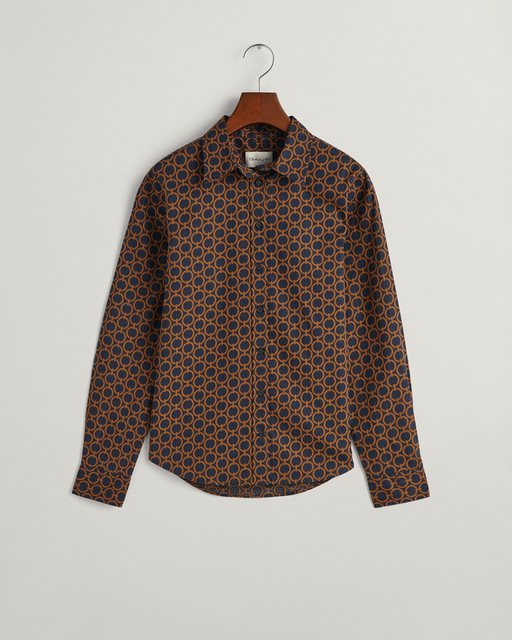 Gant Blusenshirt REG GEOMETRIC COT VOILE SHIRT günstig online kaufen