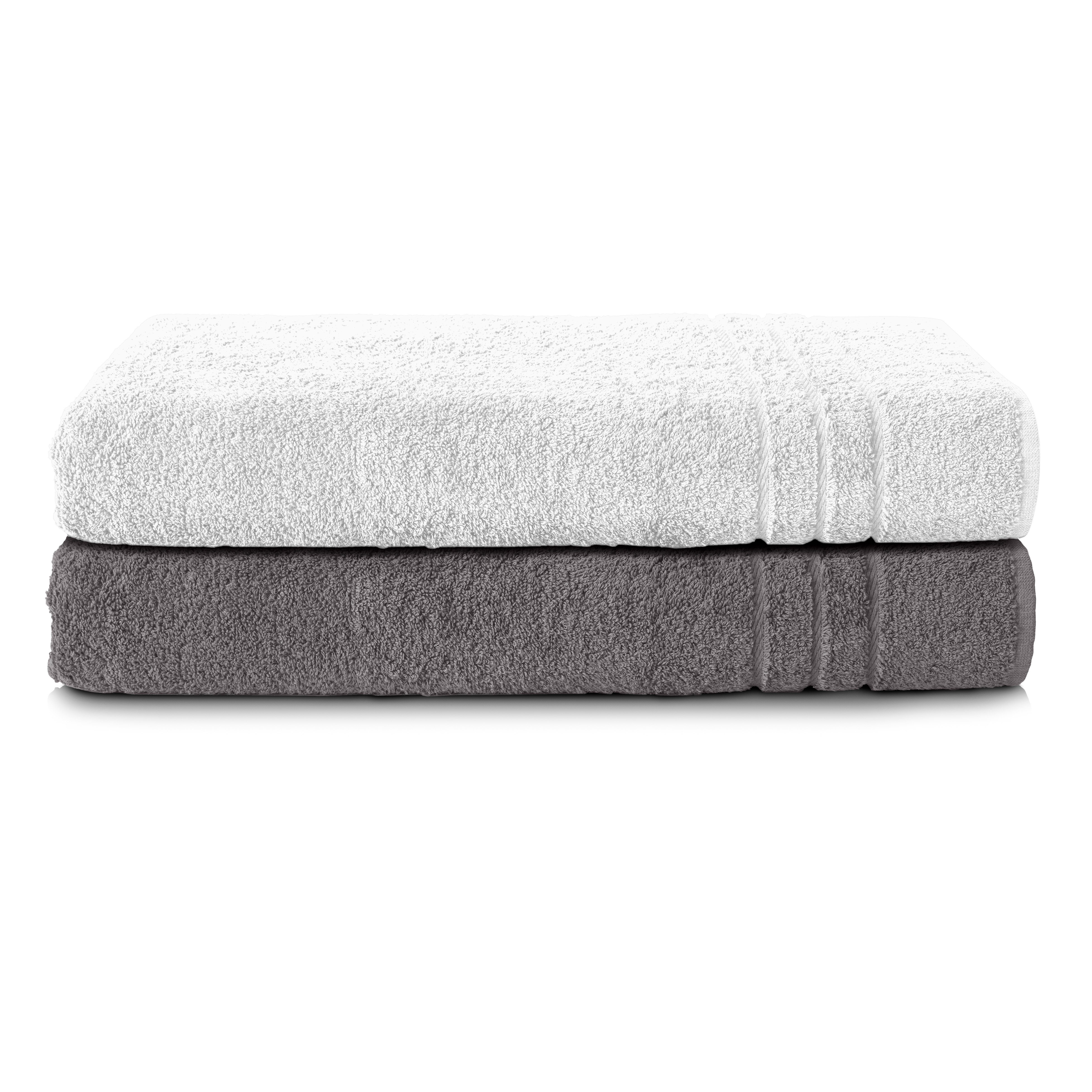 Komfortec Saunatuch 80x200 cm Saunatücher Set günstig online kaufen