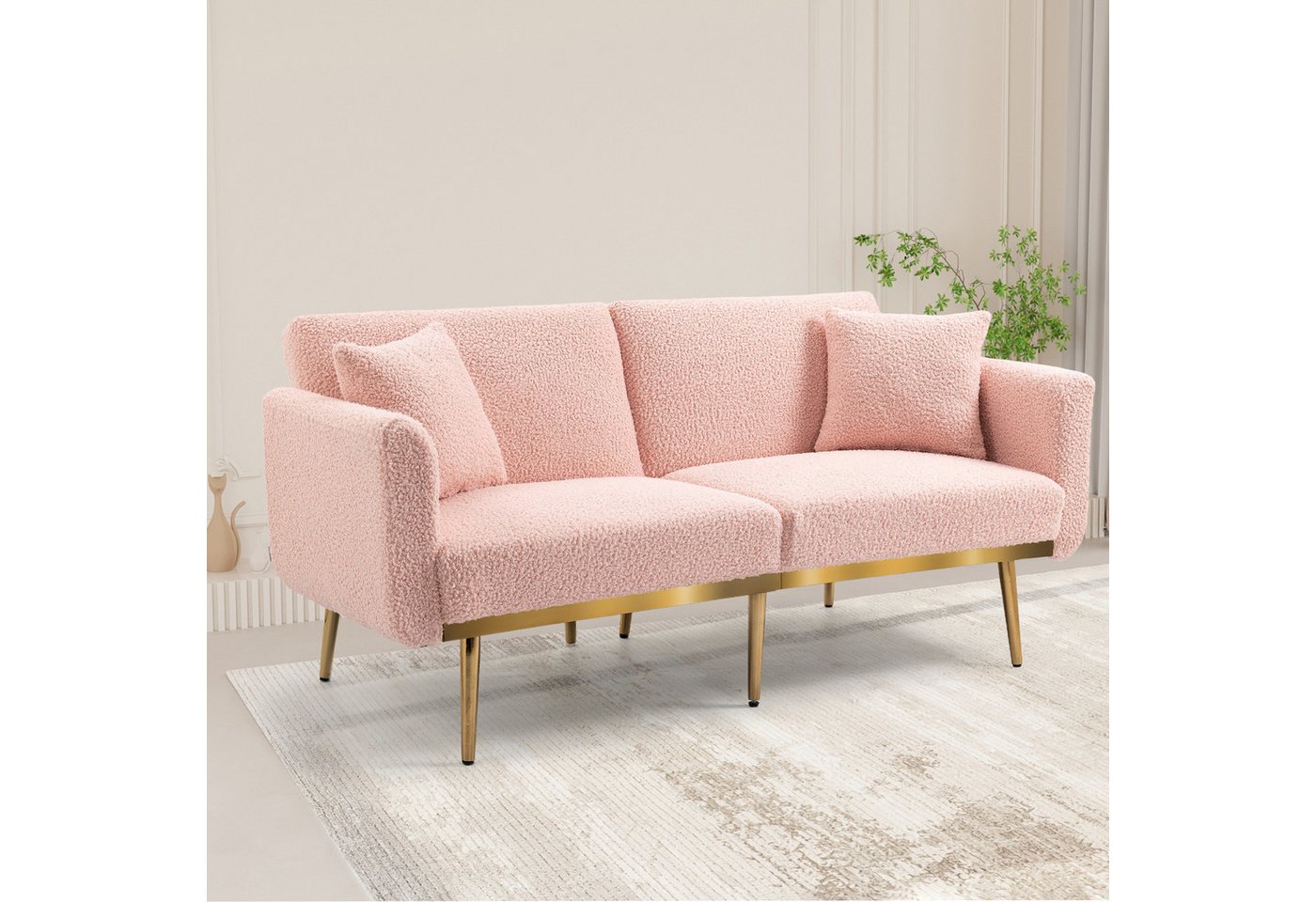 REDOM Sofa Schlafsofa, Akzentsofa, 65.35*30.71*30.31zoll günstig online kaufen