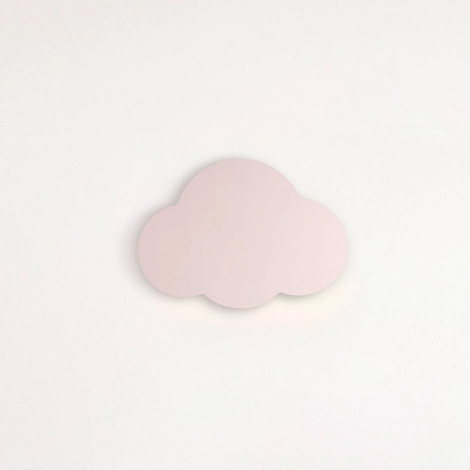 Wandleuchte Cloud, rosa, 38 cm breit, Metall, Wolke, G9 günstig online kaufen