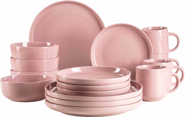 my home Kombiservice »Kosima«, (Set, 16 tlg., je 4 Teller flach, 4 Desserte günstig online kaufen