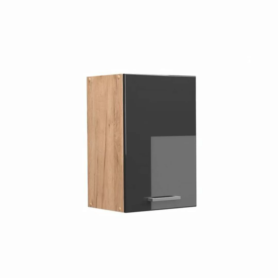 Vicco Hängeschrank Küchenhängeschrank 40 cm R-Line Goldkraft Anthrazit Hoch günstig online kaufen