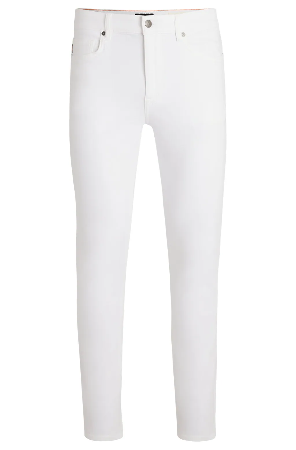 BOSS ORANGE 5-Pocket-Jeans "Delaware", in weißer Optik mit Lederbadge günstig online kaufen