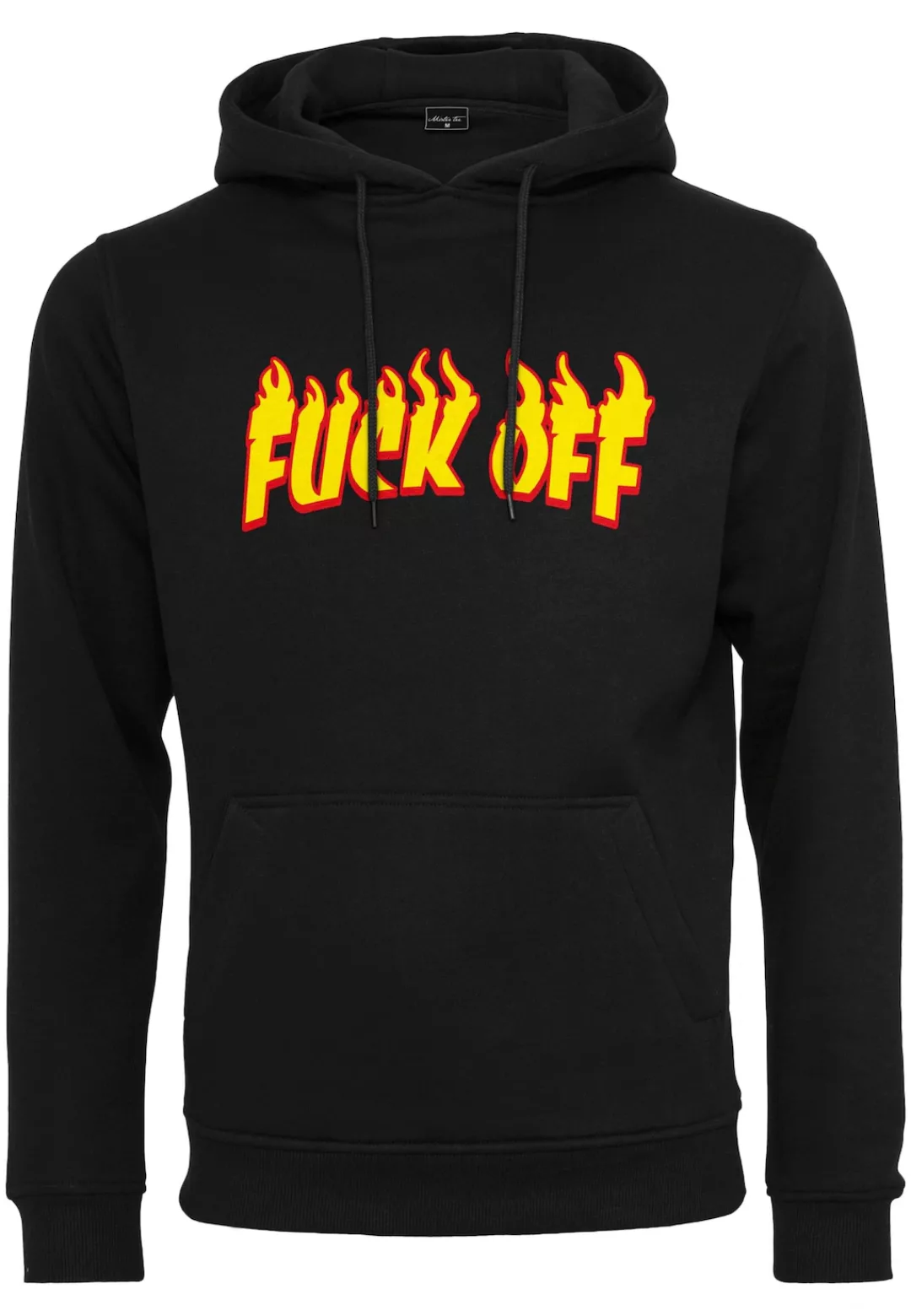 MisterTee Sweatshirt "MisterTee Herren Fuck Off Flames Hoody", (1 tlg.) günstig online kaufen