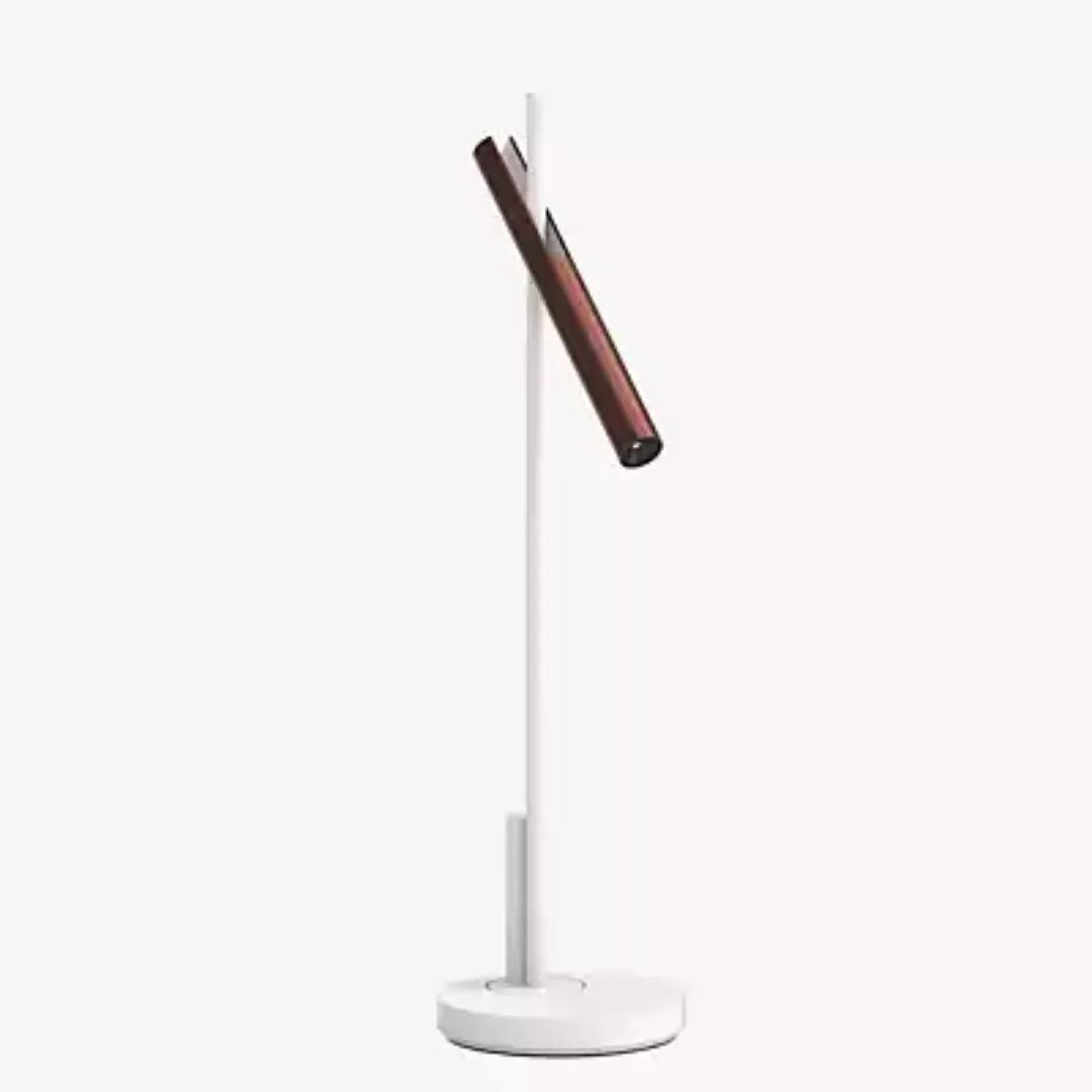Belux Esprit Tischleuchte LED, weiß/bronze - mit Tischfuß günstig online kaufen