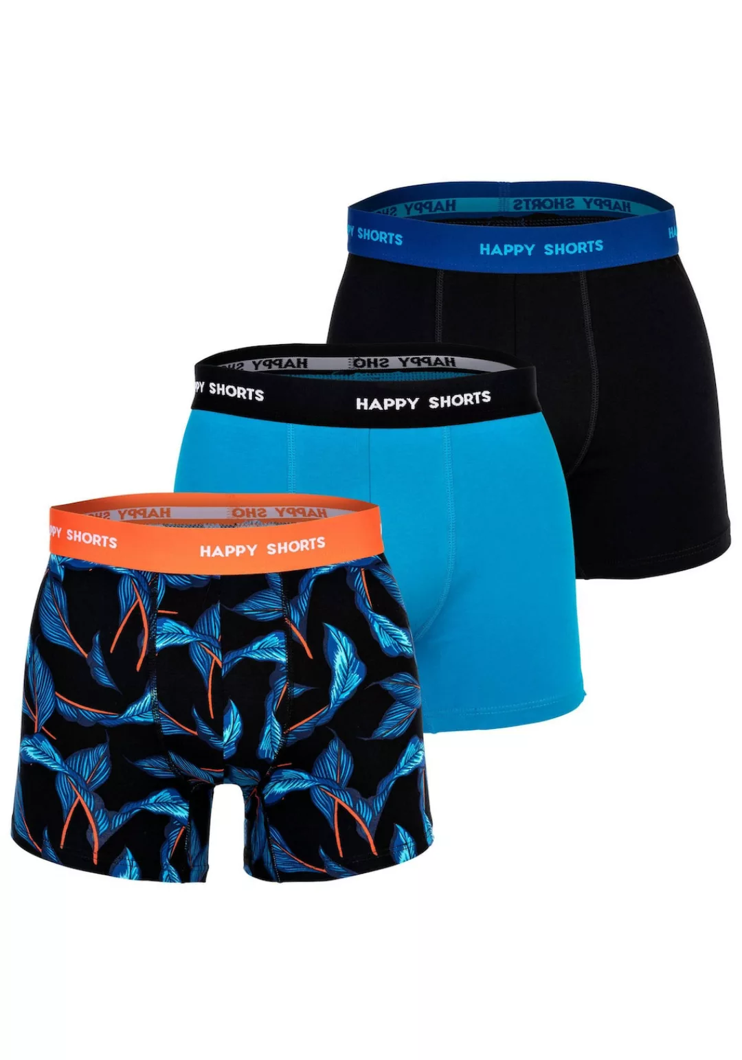 HAPPY SHORTS Boxershorts "Boxershort 3er Pack" günstig online kaufen