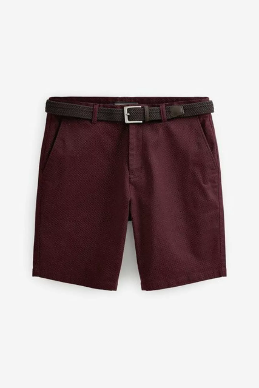 Next Chinoshorts Straight Fit Chinoshorts mit Gürtel (2-tlg) günstig online kaufen