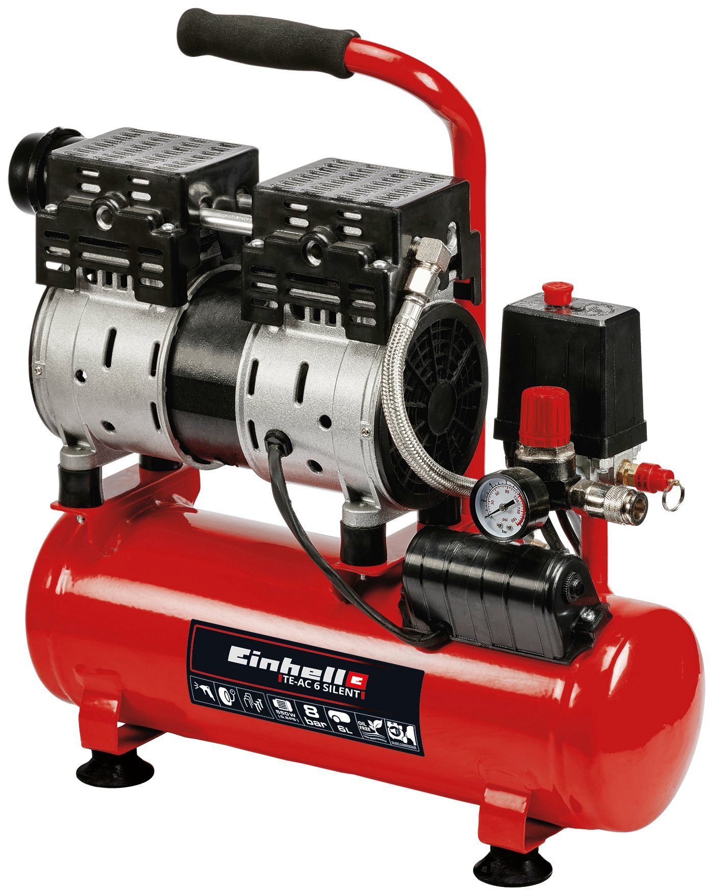 Einhell Kompressor TE-AC 6 Silent, 550 günstig online kaufen