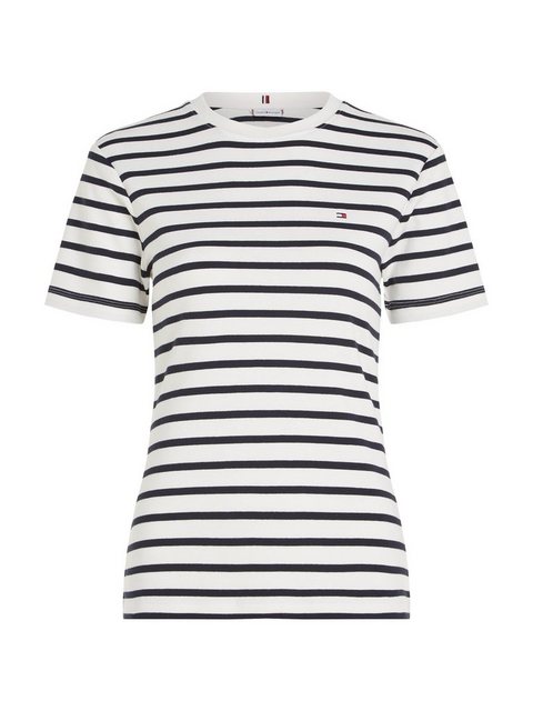 Tommy Hilfiger T-Shirt NEW SLIM CODY C-NK SS mit Logostickerei günstig online kaufen