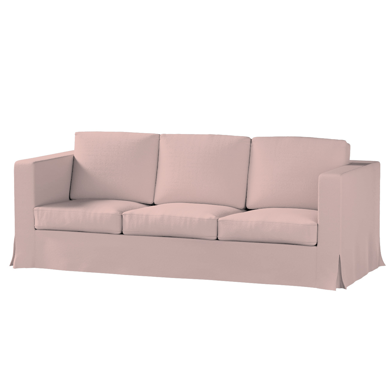 Bezug für Karlanda 3-Sitzer Sofa nicht ausklappbar, lang, rosa, Bezug für S günstig online kaufen