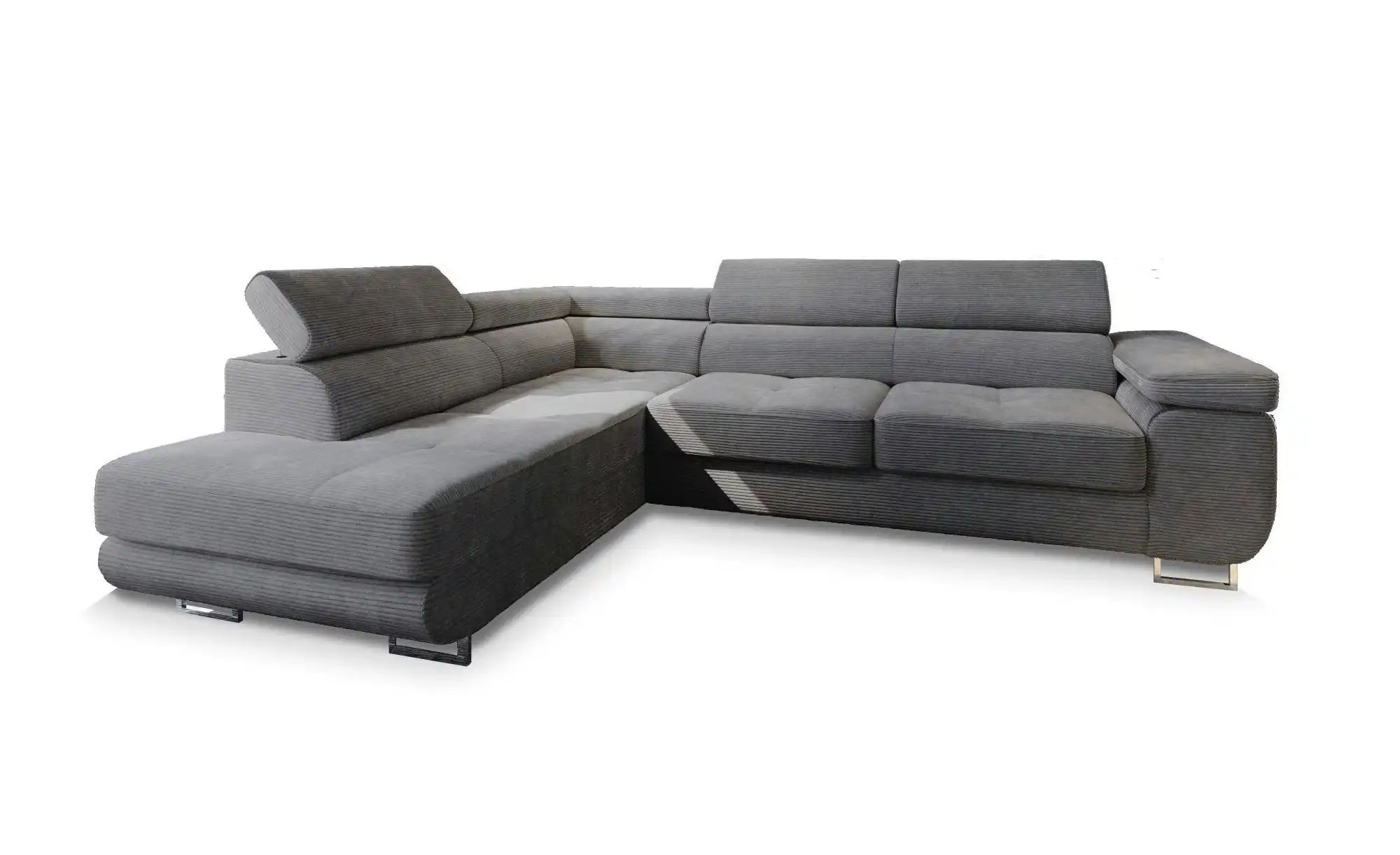 MASSENO Ecksofa mit Schlaffunktion Apiro ¦ grau ¦ Maße (cm): B: 277 H: 90 P günstig online kaufen