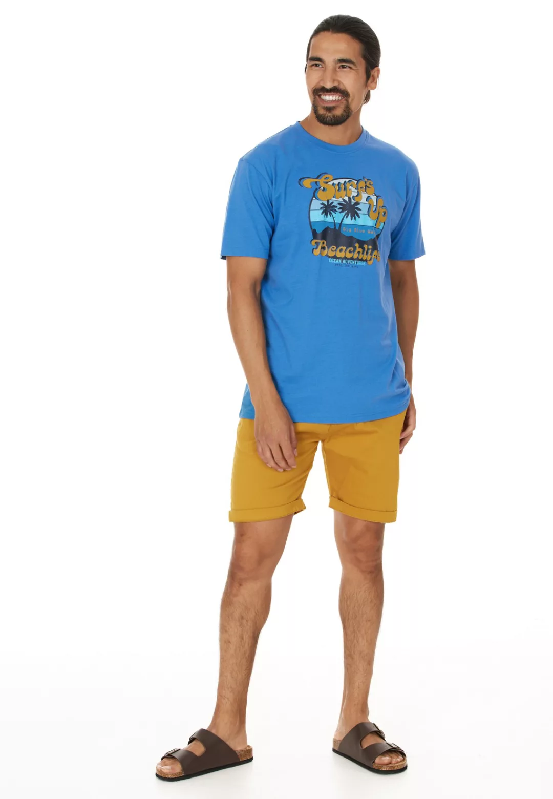CRUZ T-Shirt "Beachlife", im sommerlichen Design mit atmungsaktiver Qualitä günstig online kaufen
