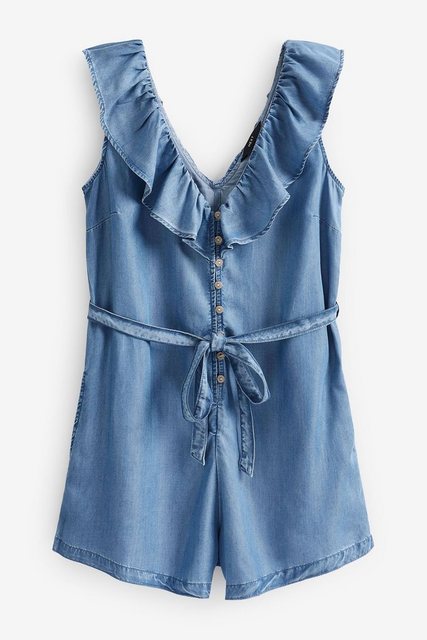 Next Playsuit Jumpsuit mit durchgehender Knopfleiste aus Lyocell (1-tlg) günstig online kaufen