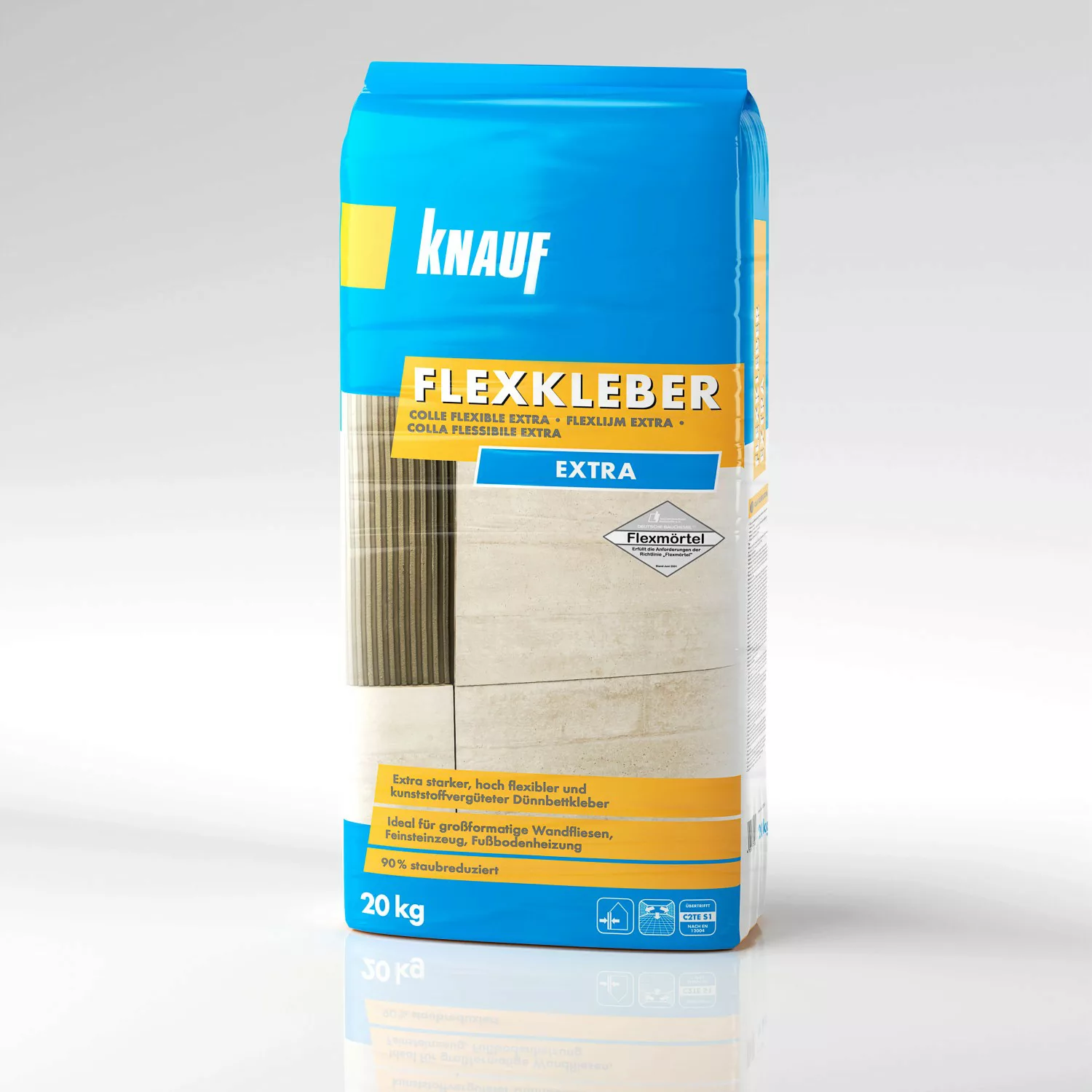 Knauf Flexkleber Extra Grau 20 kg günstig online kaufen