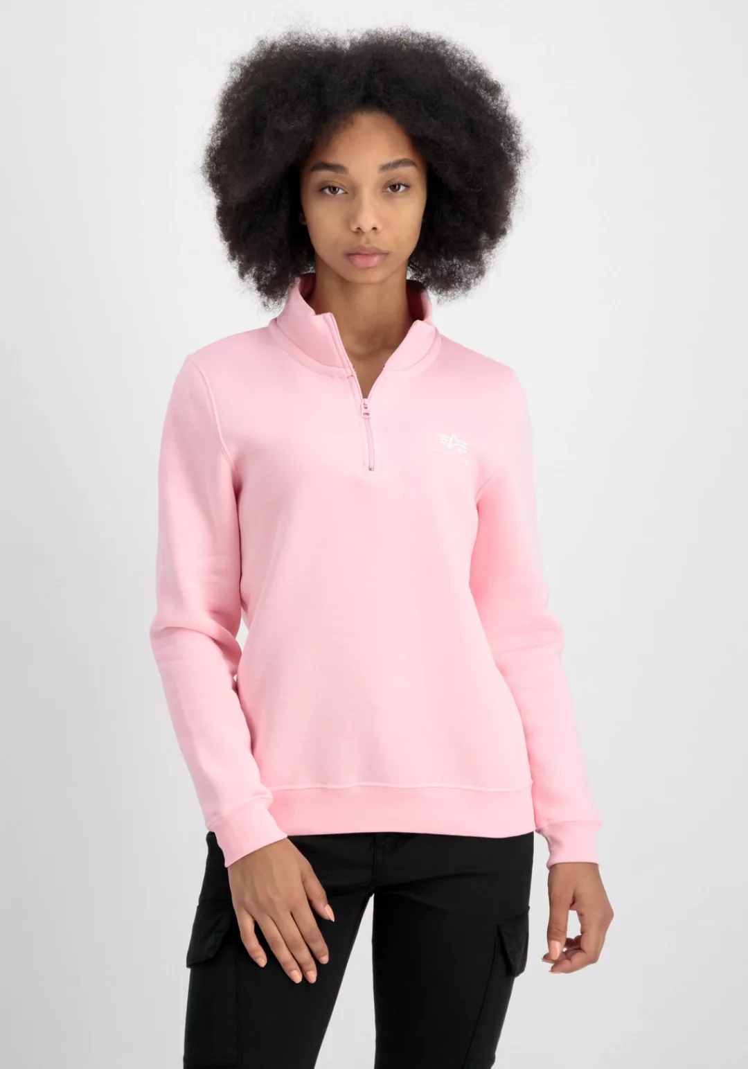 Alpha Industries Sweater "Alpha Industries Women - Sweatshirts Half Zip Swe günstig online kaufen