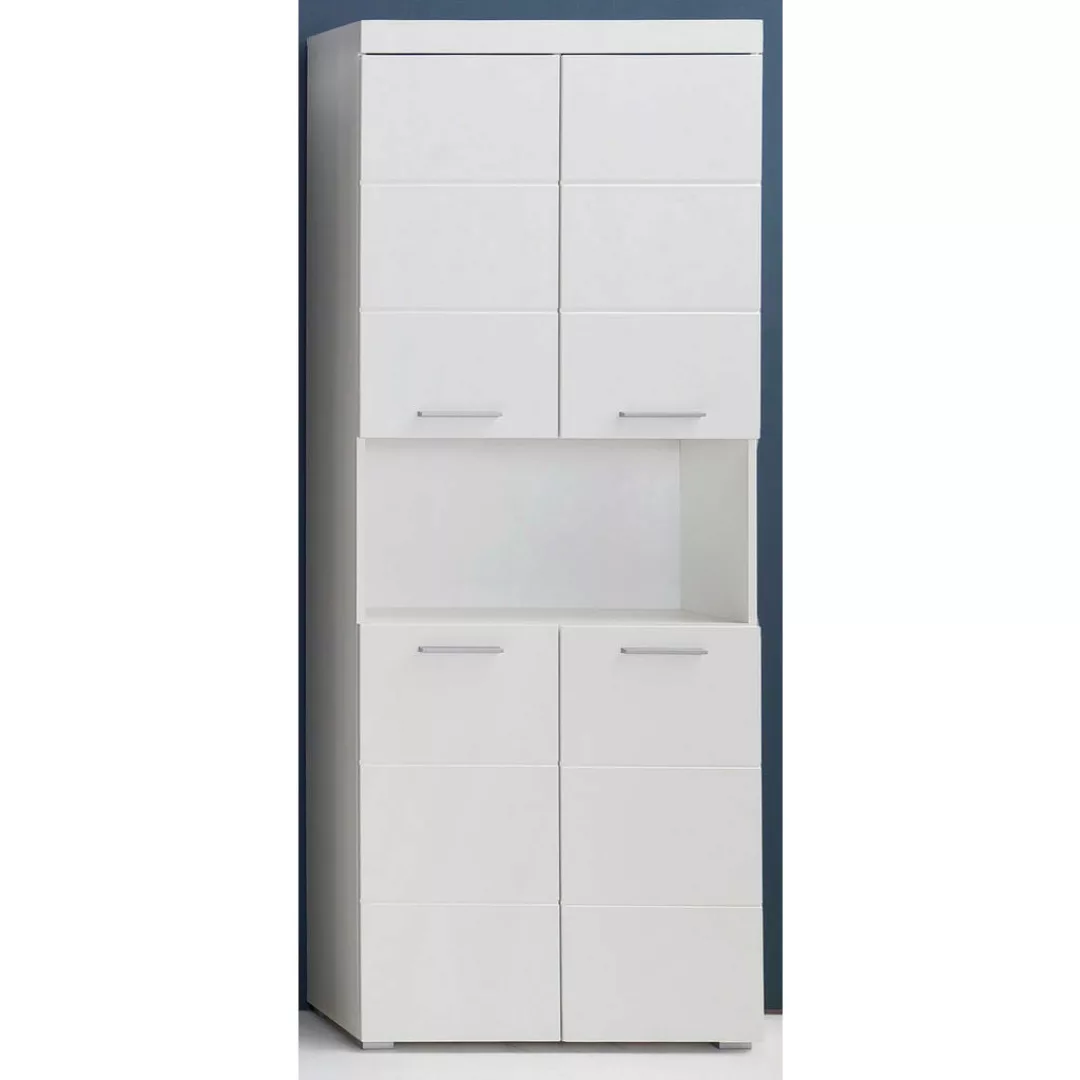 trendteam Hochschrank Hochschrank Badschrank Multifunktionsschrank Weiß 73x günstig online kaufen