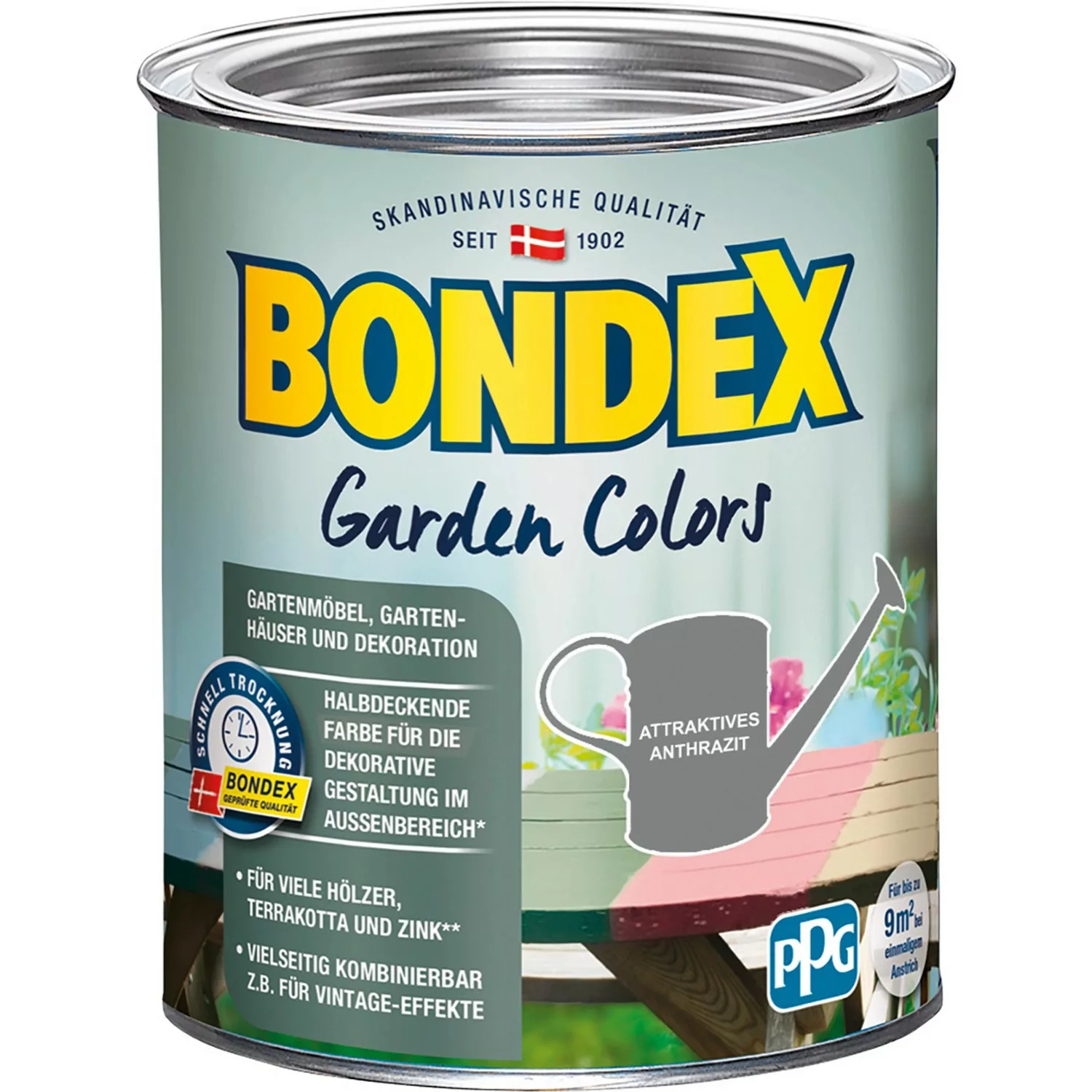 Bondex Garden Colors Attraktives Anthrazit 750 ml günstig online kaufen