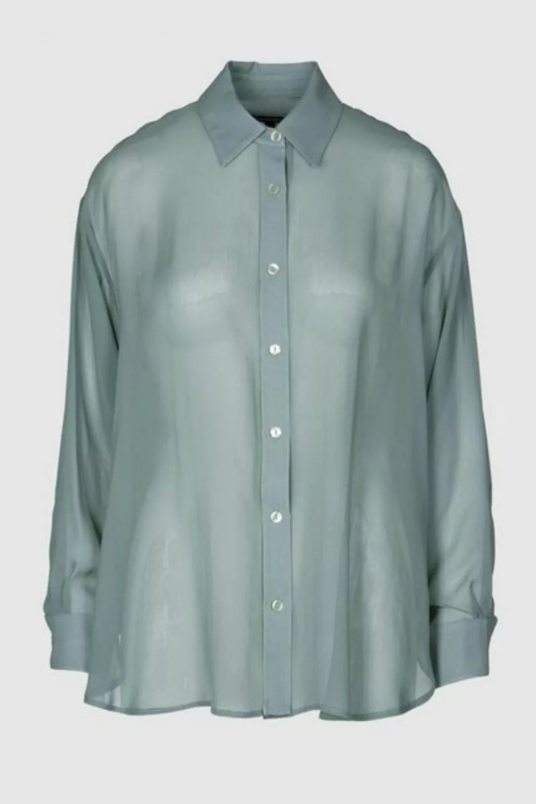 Boscana Seidenbluse Bluse aus reiner Seide in Grün günstig online kaufen