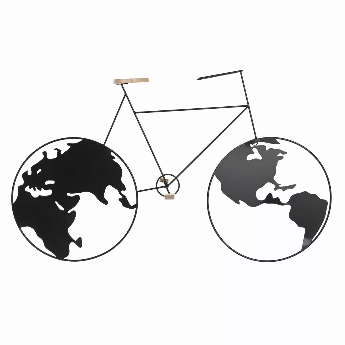 Wanddekoration Dkd Home Decor Fahrrad Metall (74 X 10 X 43.5 Cm) (74 X 10 X günstig online kaufen