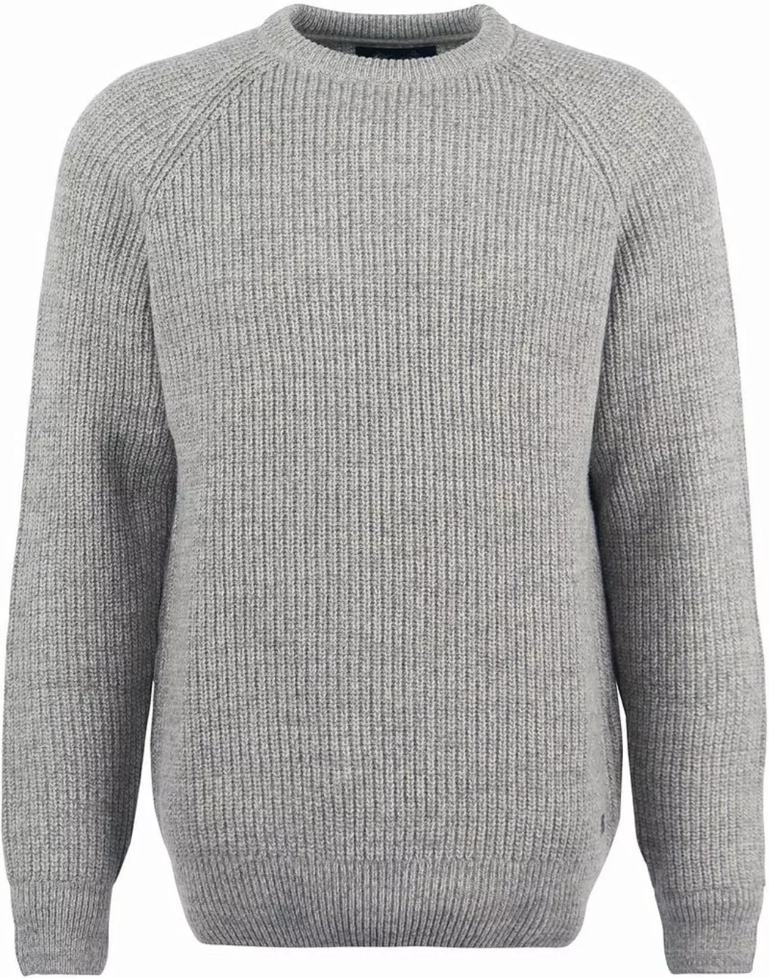 Barbour Pullover Lambswool Knitted Stone Grau - Größe XXL günstig online kaufen