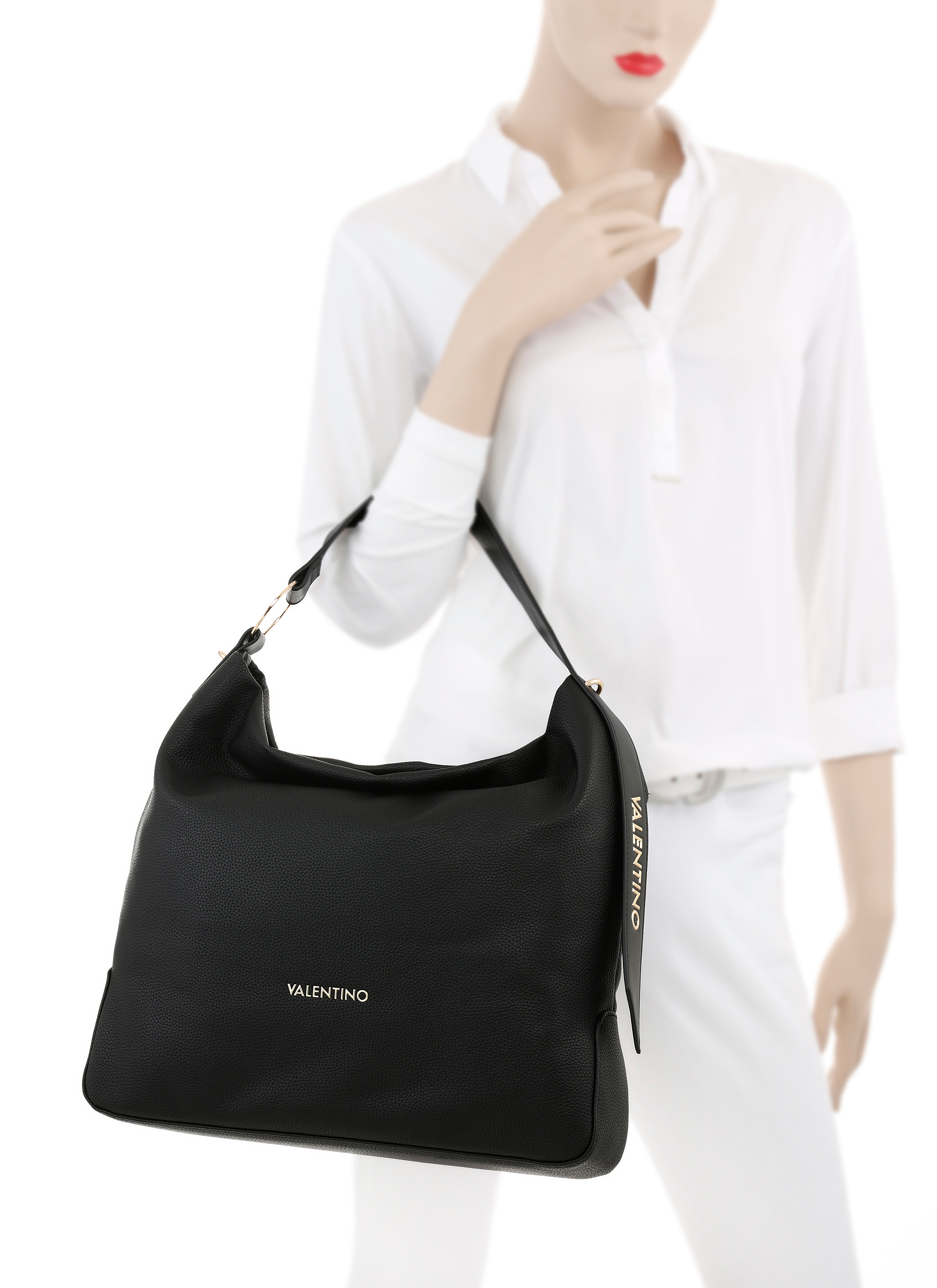 VALENTINO BAGS Hobo "HOBO BAG PEONIES RE", Henkeltasche, Schultertasche, Um günstig online kaufen