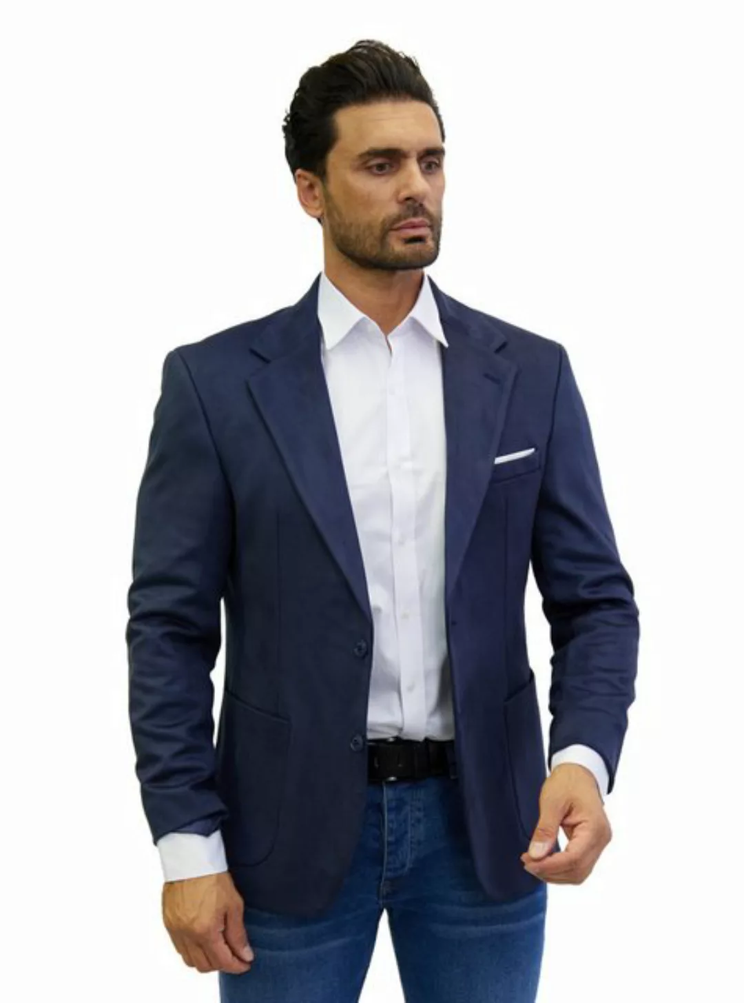 Denim Distriqt Sakko Feines Velour Herren Sakko von DENIM DISTRIQT günstig online kaufen