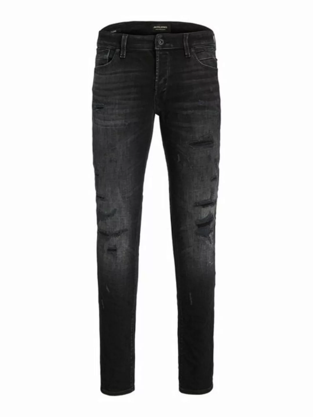 Jack & Jones Herren Jeans JJIGLENN JJBLAIR GE 802 - Slim Fit - Schwarz - Bl günstig online kaufen