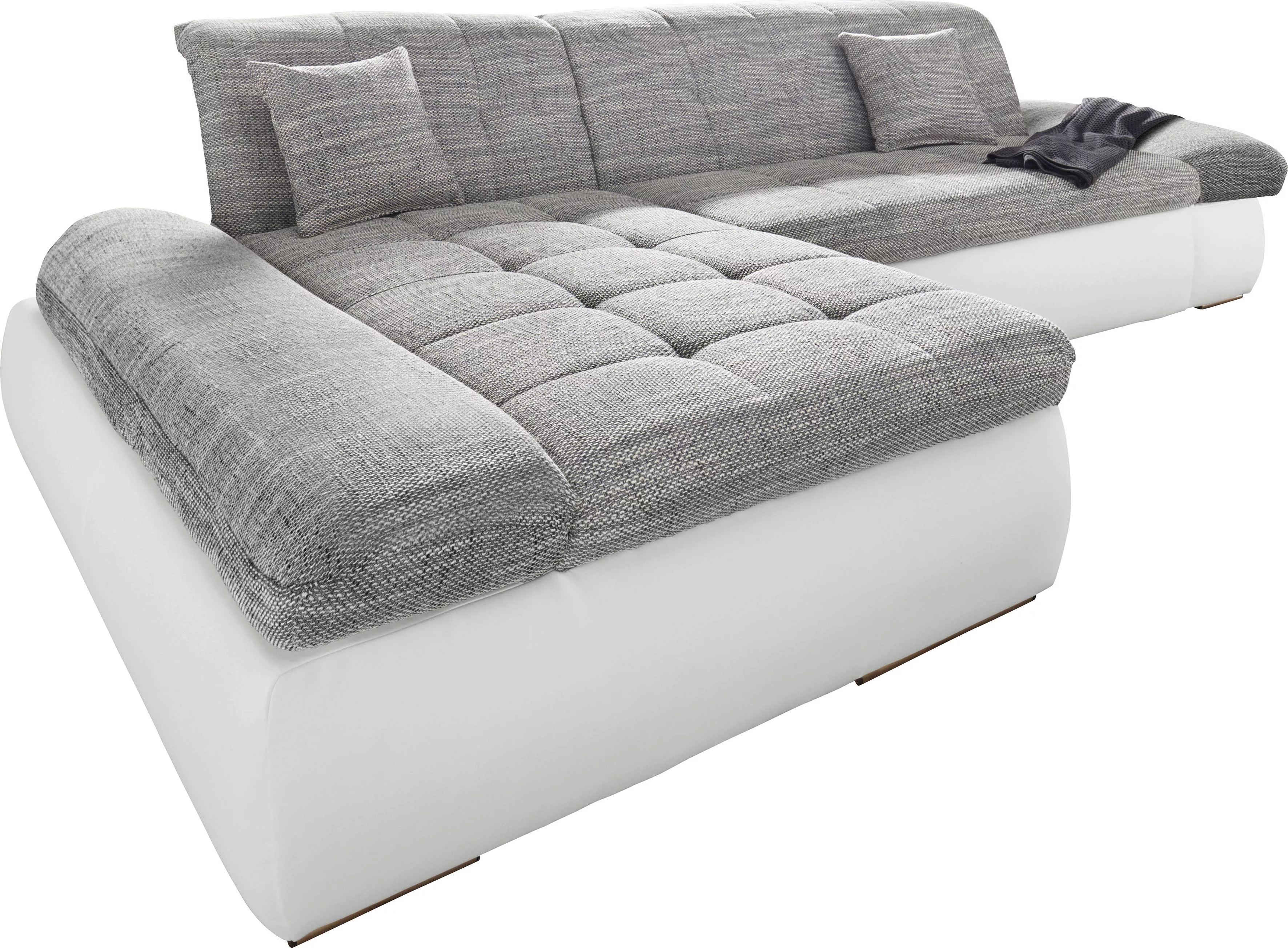 DOMO collection Ecksofa "PB Moric wahlweise mit Bettfunktion + Armteilverst günstig online kaufen