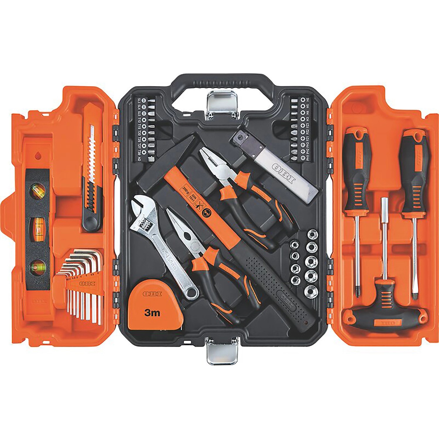 OBI Basic Werkzeug-Set 57-teilig günstig online kaufen