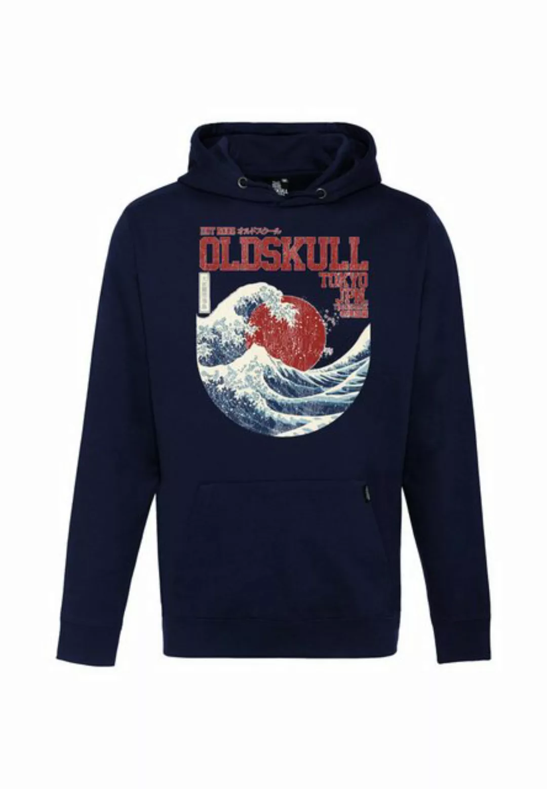 Oldskull Hoodie Asian Big W Vintage Logo Graphic günstig online kaufen