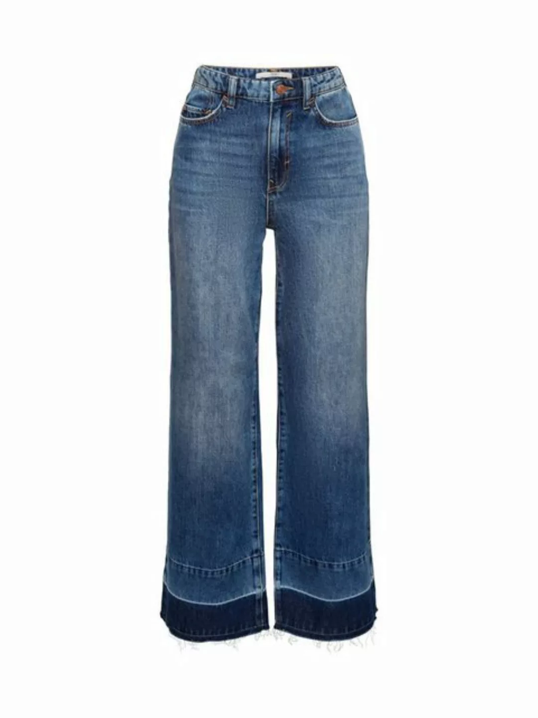 edc by Esprit Loose-fit-Jeans High-Rise-Jeans mit weitem Bein günstig online kaufen