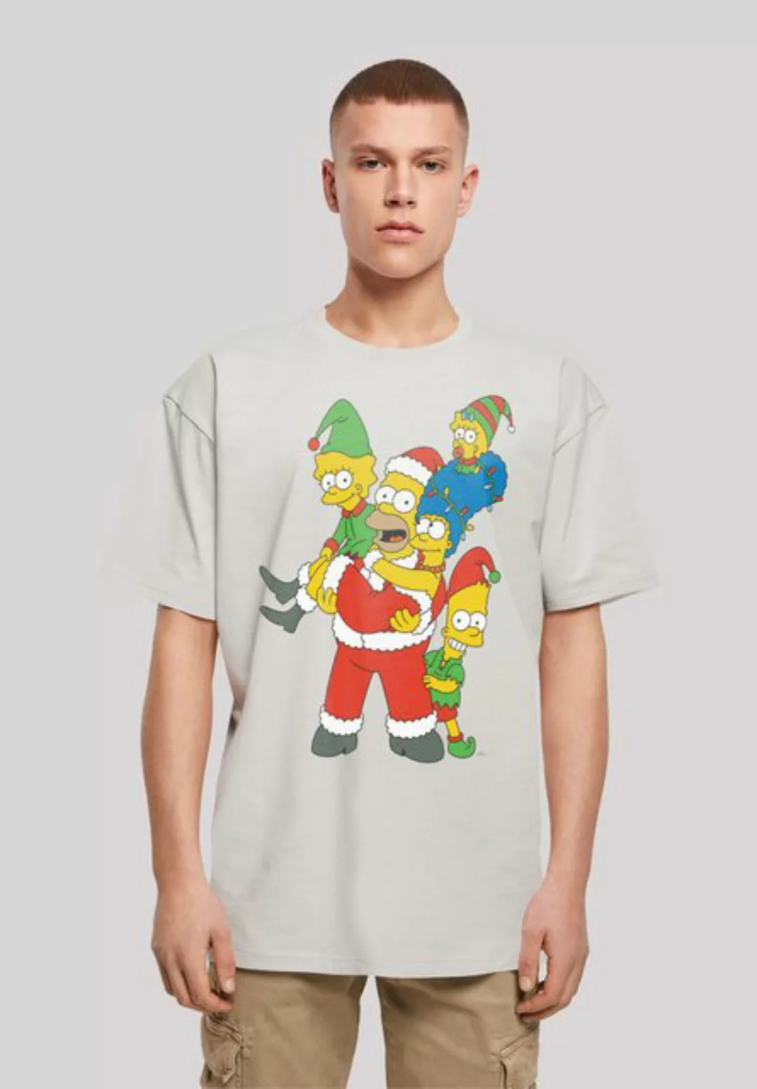 F4NT4STIC T-Shirt The Simpsons Christmas Weihnachten Family Print günstig online kaufen