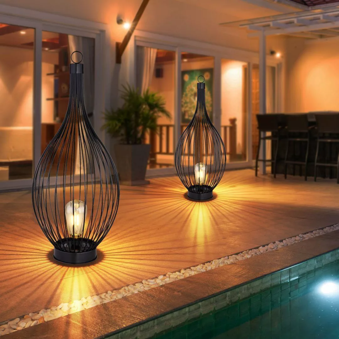 GLOBO LIGHTING LED Solarleuchte, LED-Leuchtmittel fest günstig online kaufen