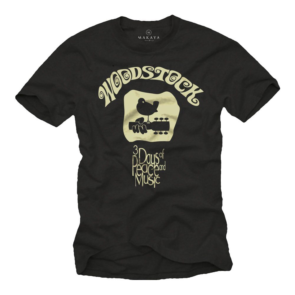MAKAYA T-Shirt 60s 70s Woodstock Hippie günstig online kaufen