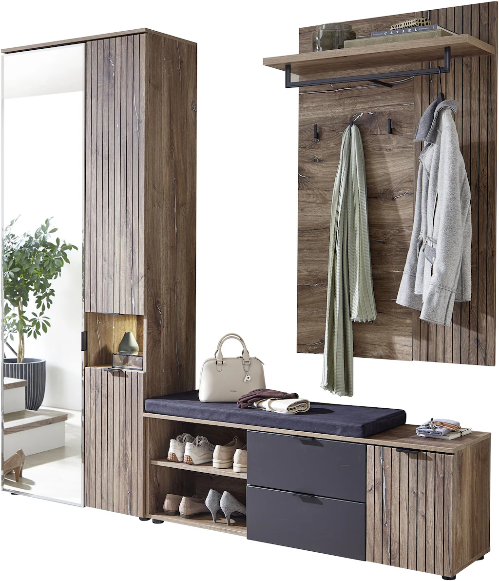 Innostyle Garderoben-Set "LINEA Garderoben Set,besteht aus 3 Typen, 216x204 günstig online kaufen