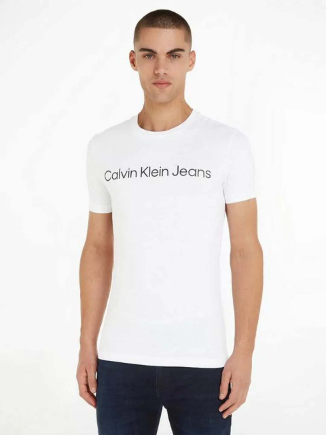 Calvin Klein Jeans T-Shirt CORE INSTITUTIONAL LOGO SLIM TEE günstig online kaufen