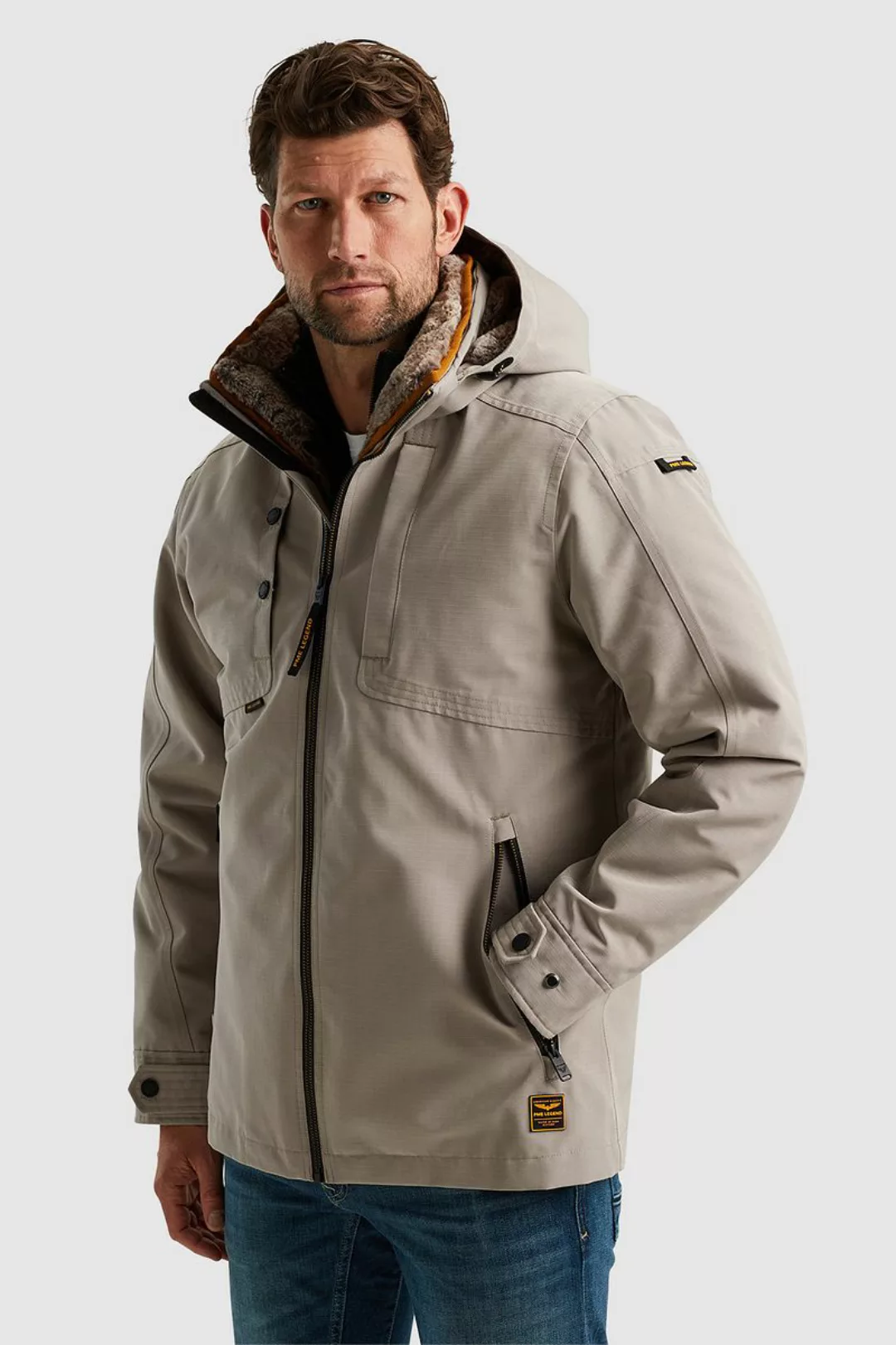 PME Legend Jacke Snowpack Icon 2.0 Khaki - Größe L günstig online kaufen