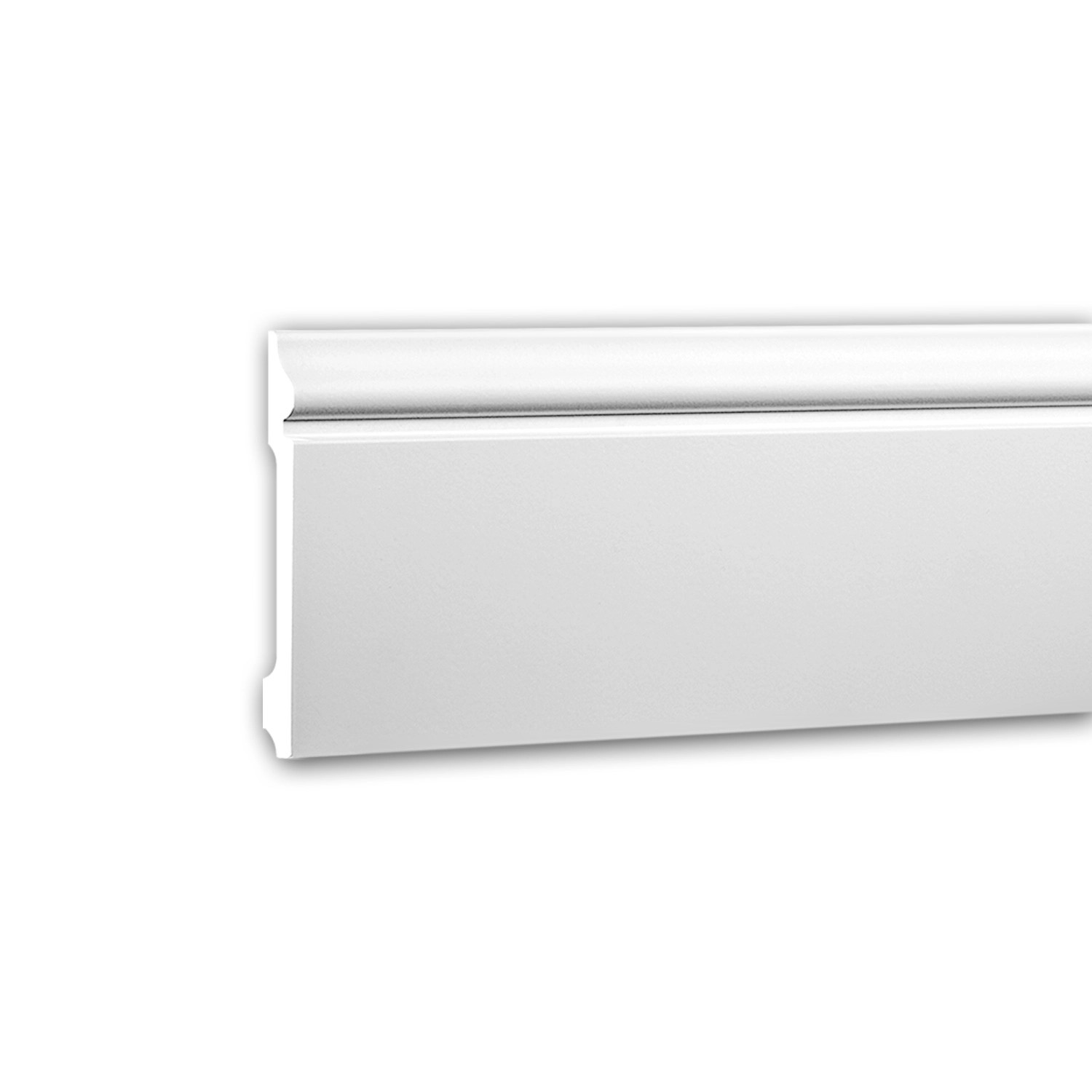 PROFHOME 153108 Sockelleiste Fußleiste Stuckleiste aus Polyurethan 2 m 200 günstig online kaufen