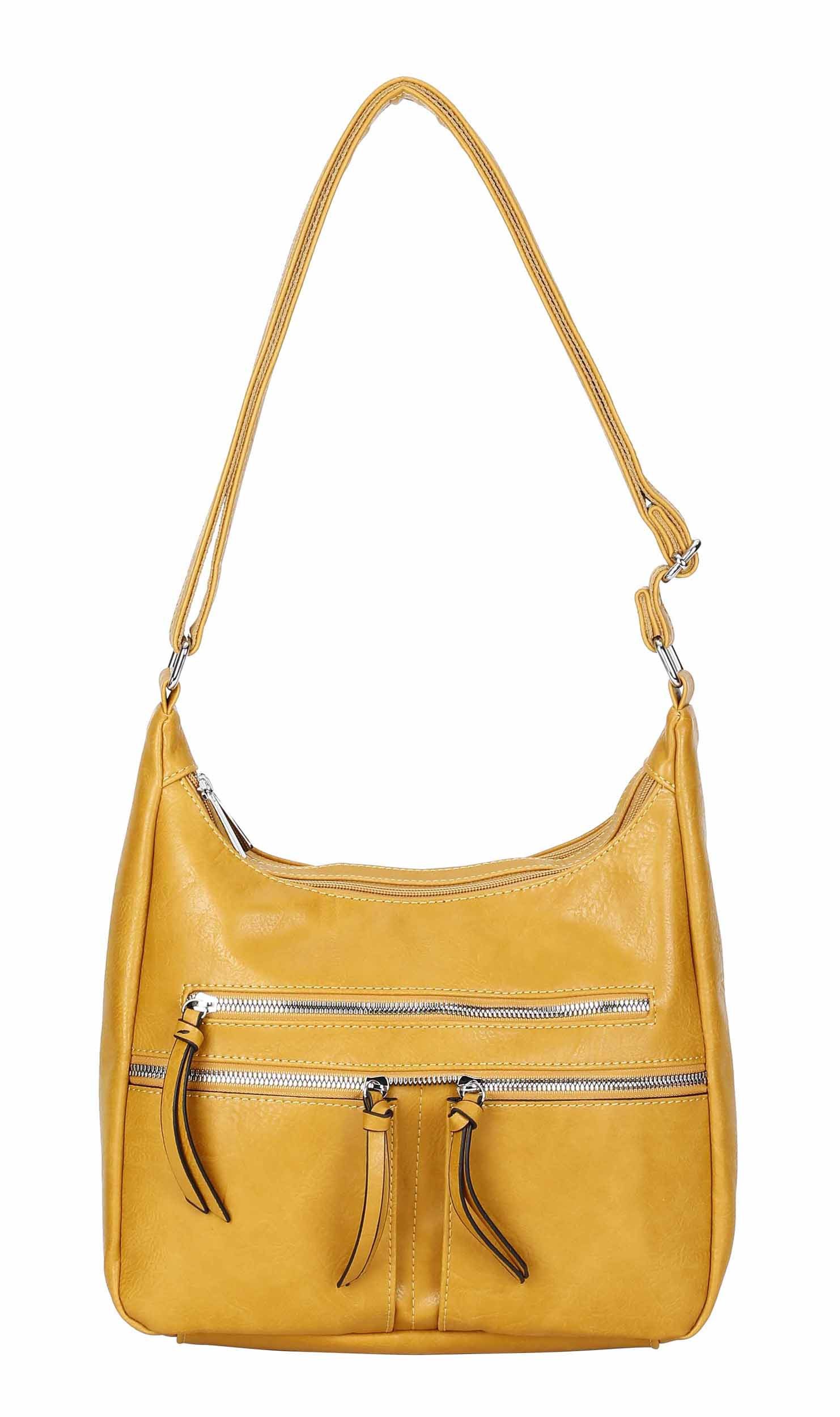 ITALYSHOP24 Schultertasche Damen Tasche Shopper Crossbody günstig online kaufen