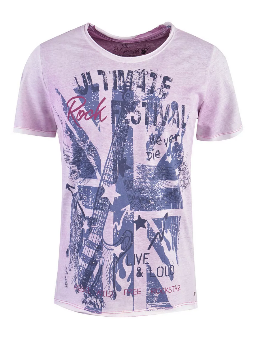 MILANO ITALY Herren T-Shirt, lila günstig online kaufen