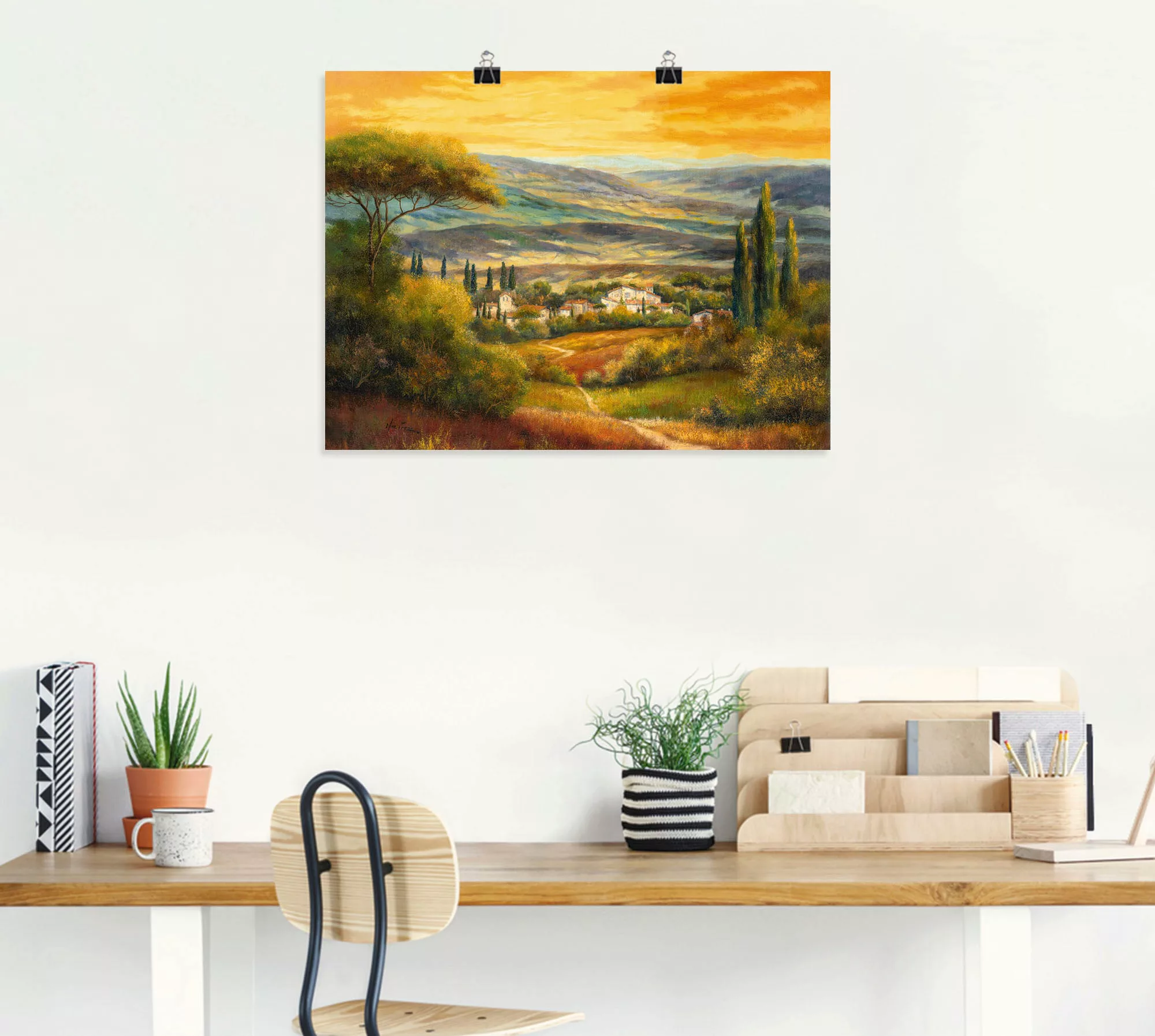 Artland Wandbild »Toskanatal«, Europa, (1 St.) günstig online kaufen