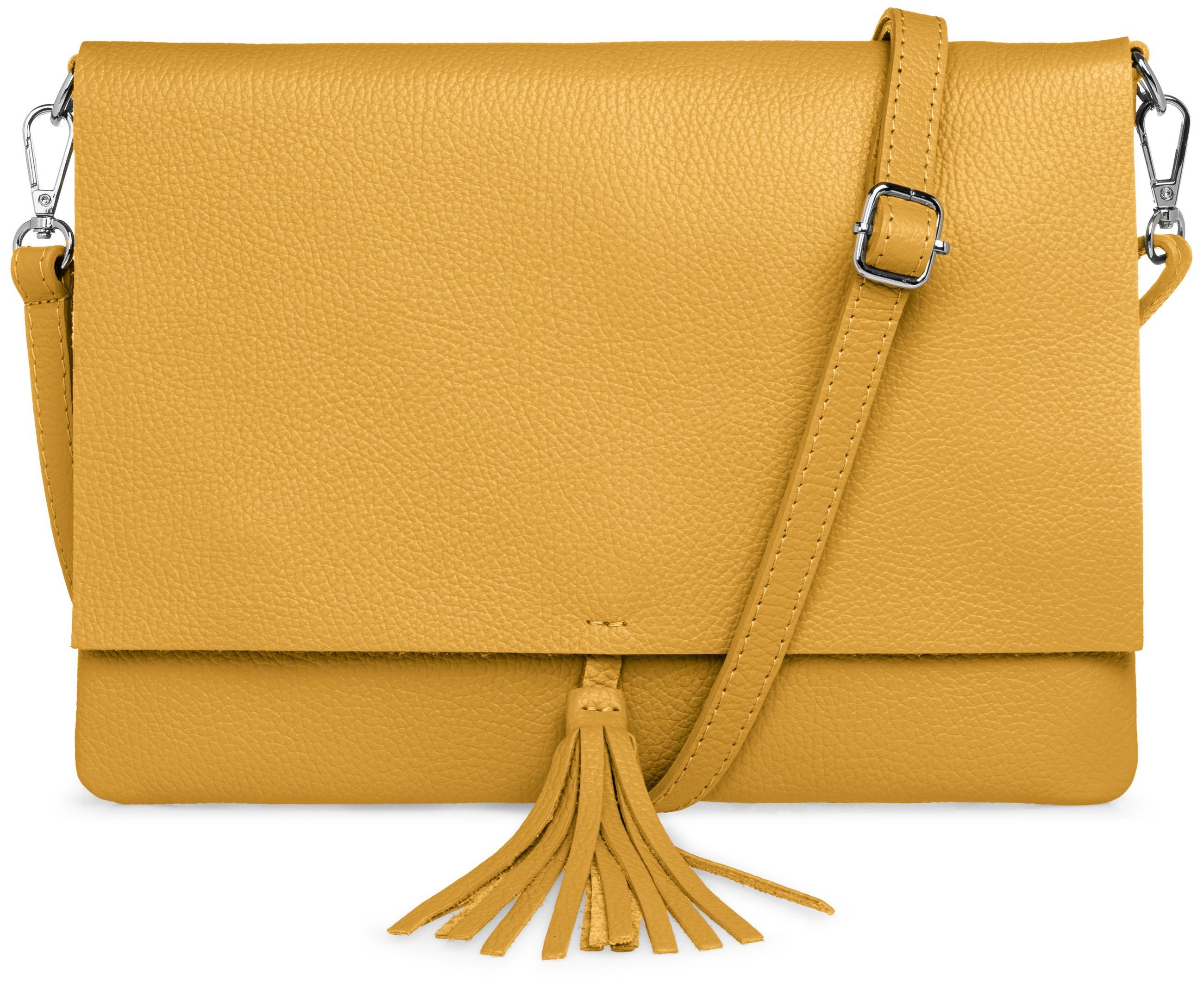 Caspar Umhängetasche xl Clutch Leder Damen günstig online kaufen