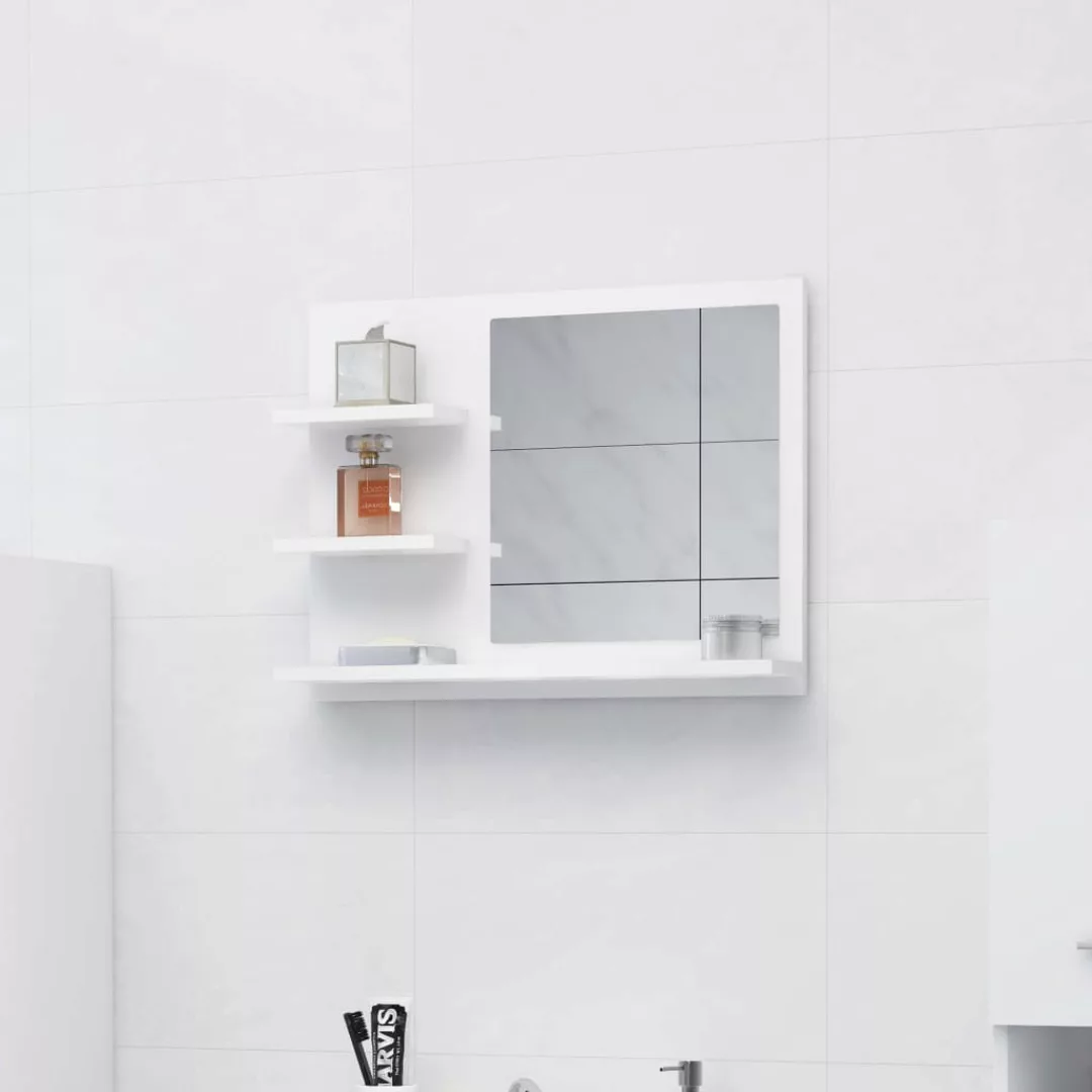 Badspiegel Weiß 60x10,5x45 Cm Spanplatte günstig online kaufen