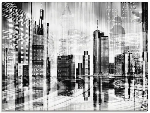 Artland Glasbild »Frankfurt Skyline Collage 01«, Deutschland, (1 St.) günstig online kaufen