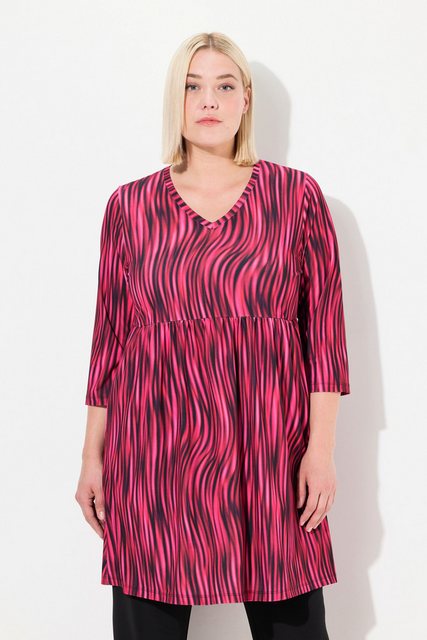 Ulla Popken Longshirt Longshirt A-Linie Print günstig online kaufen