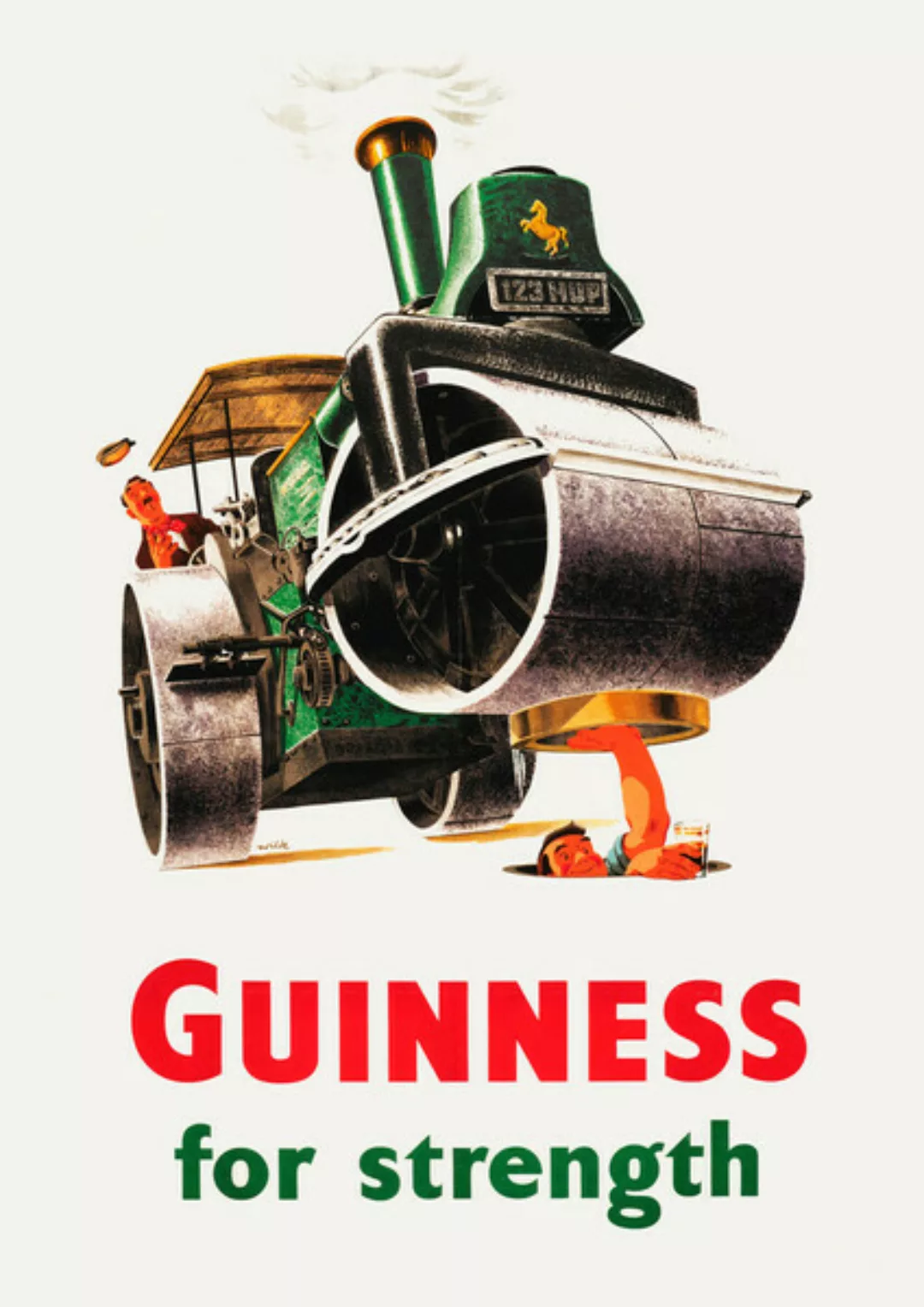 Poster / Leinwandbild - Guinness For Strength günstig online kaufen