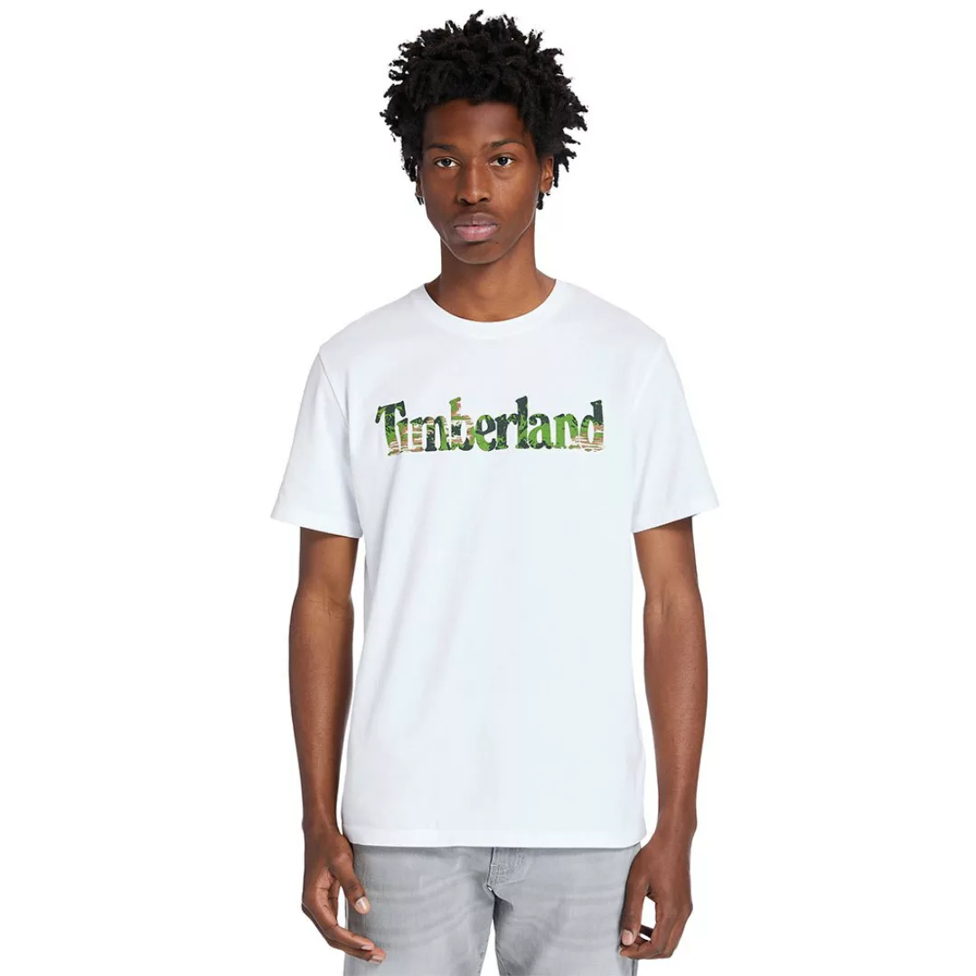 Timberland Kennebe River Seasonal Pattern Linear Logo Kurzarm T-shirt S Whi günstig online kaufen