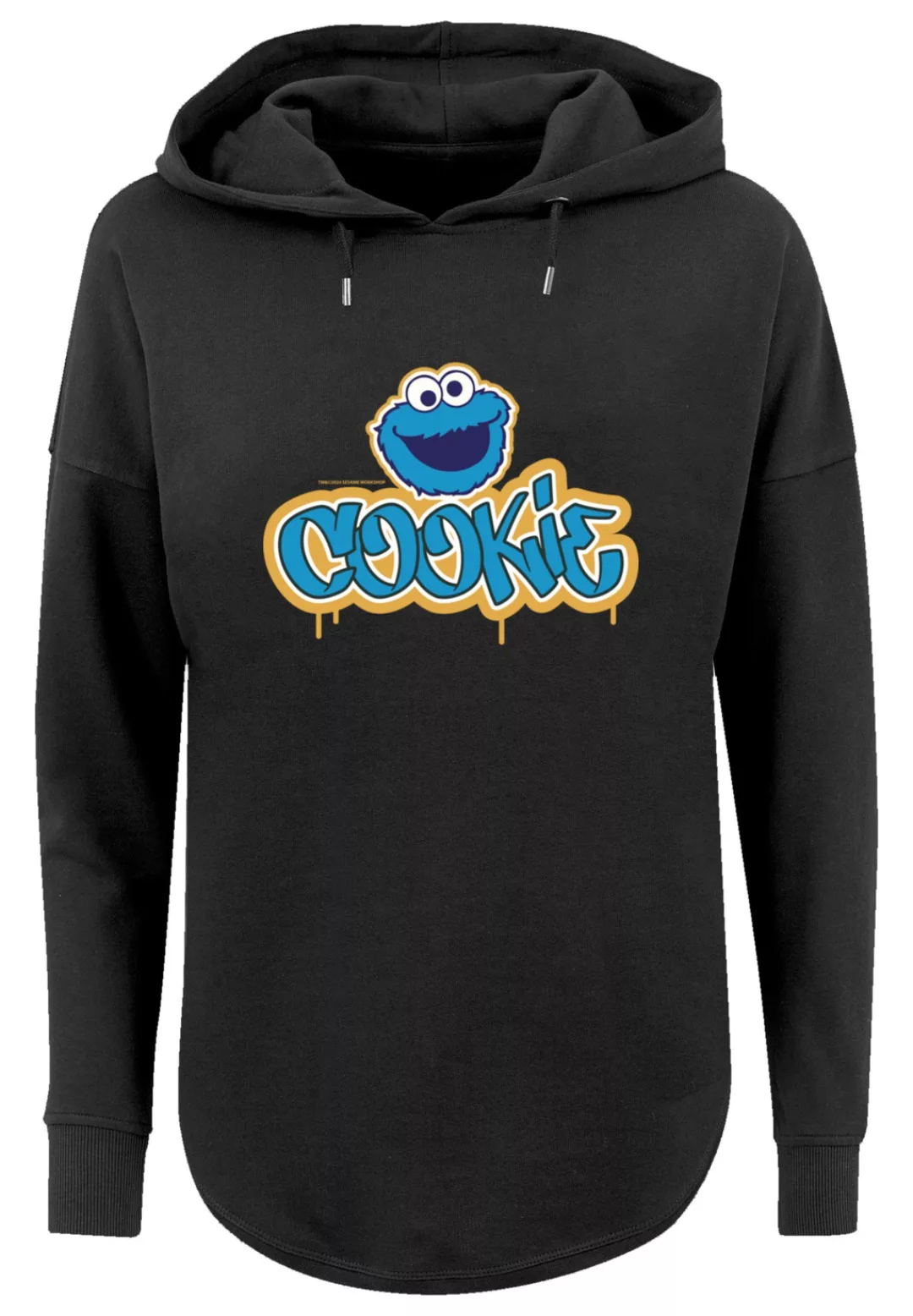 F4NT4STIC Kapuzenpullover "Sesamstraße Cookie Graffiti Logo", Premium Quali günstig online kaufen